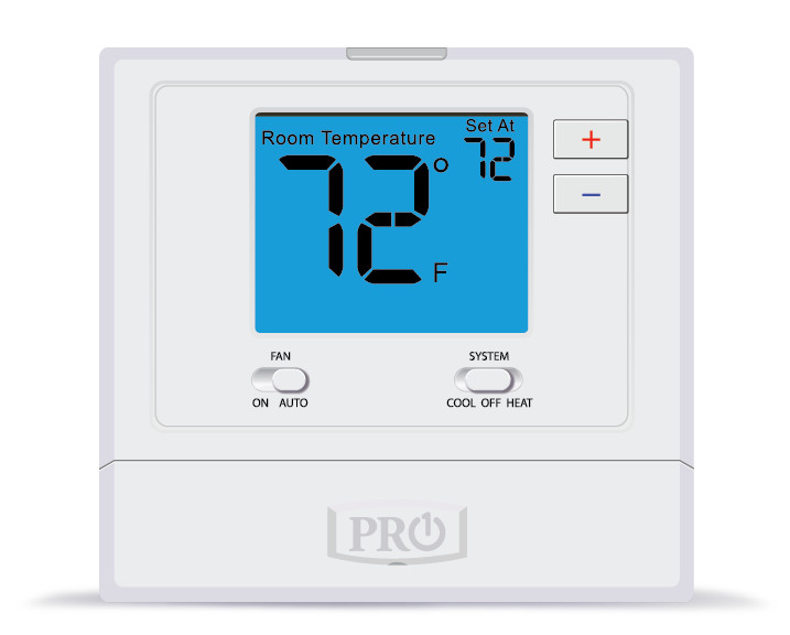 PRO1 IAQ Low Voltage Thermostat: Electric Forced Air Furnaces