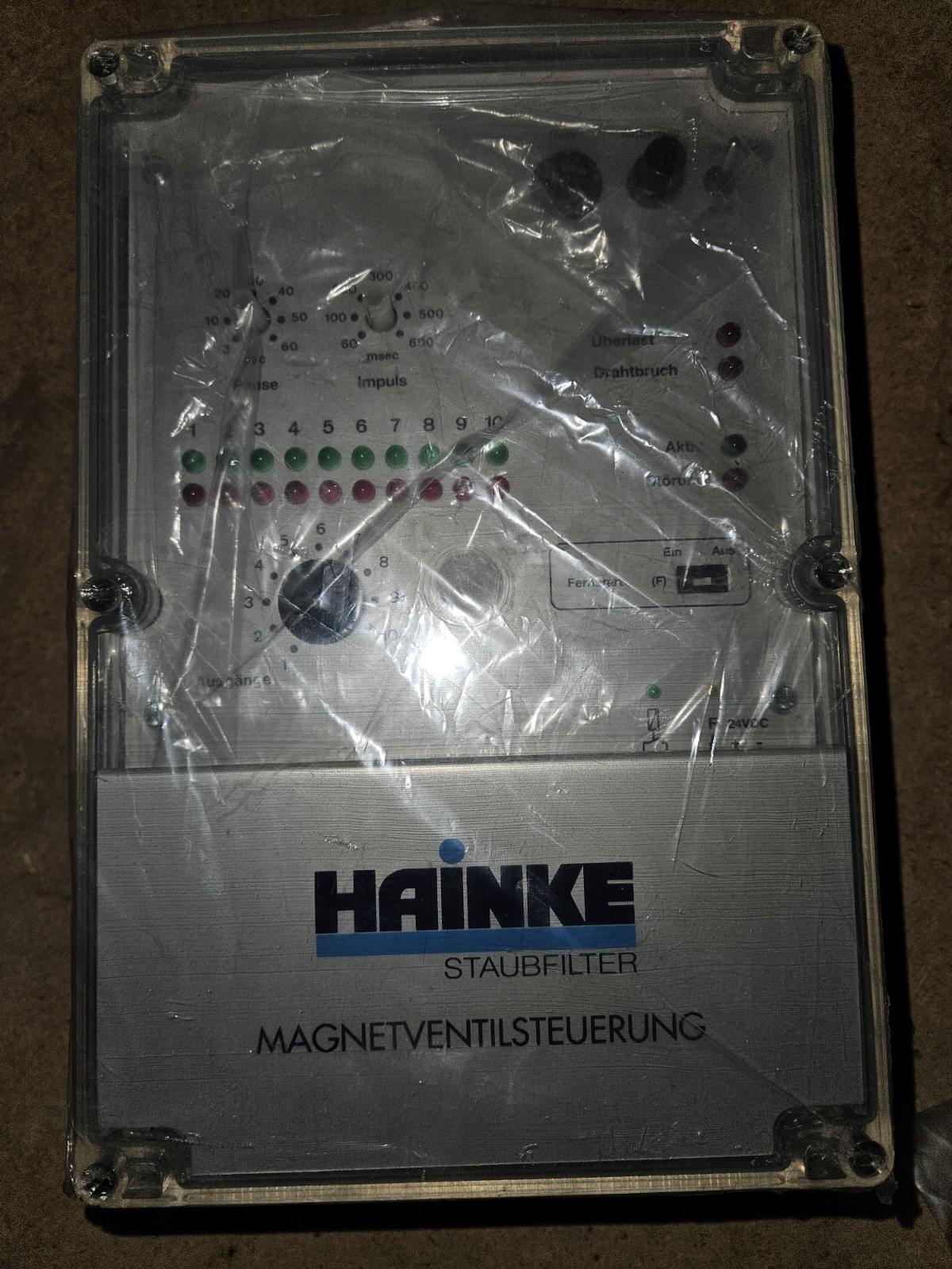 Hainke IFC 10 E, 24V Solenoid Valve Control Controller, 10 Solenoid Valves, New New
