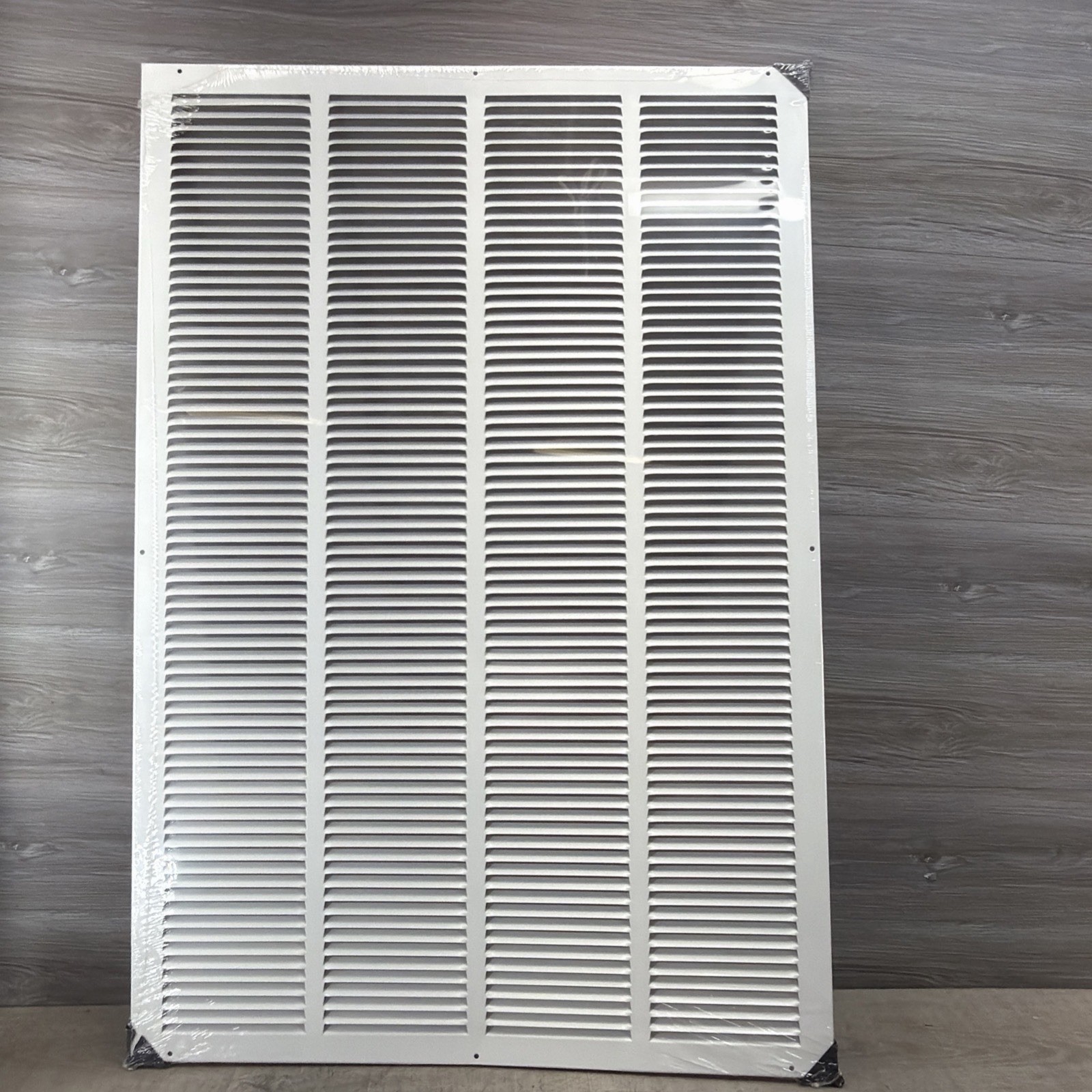 HVAC Premium 24” x 36” [Duct Opening] Flat Stamped Steel Return Air Grille