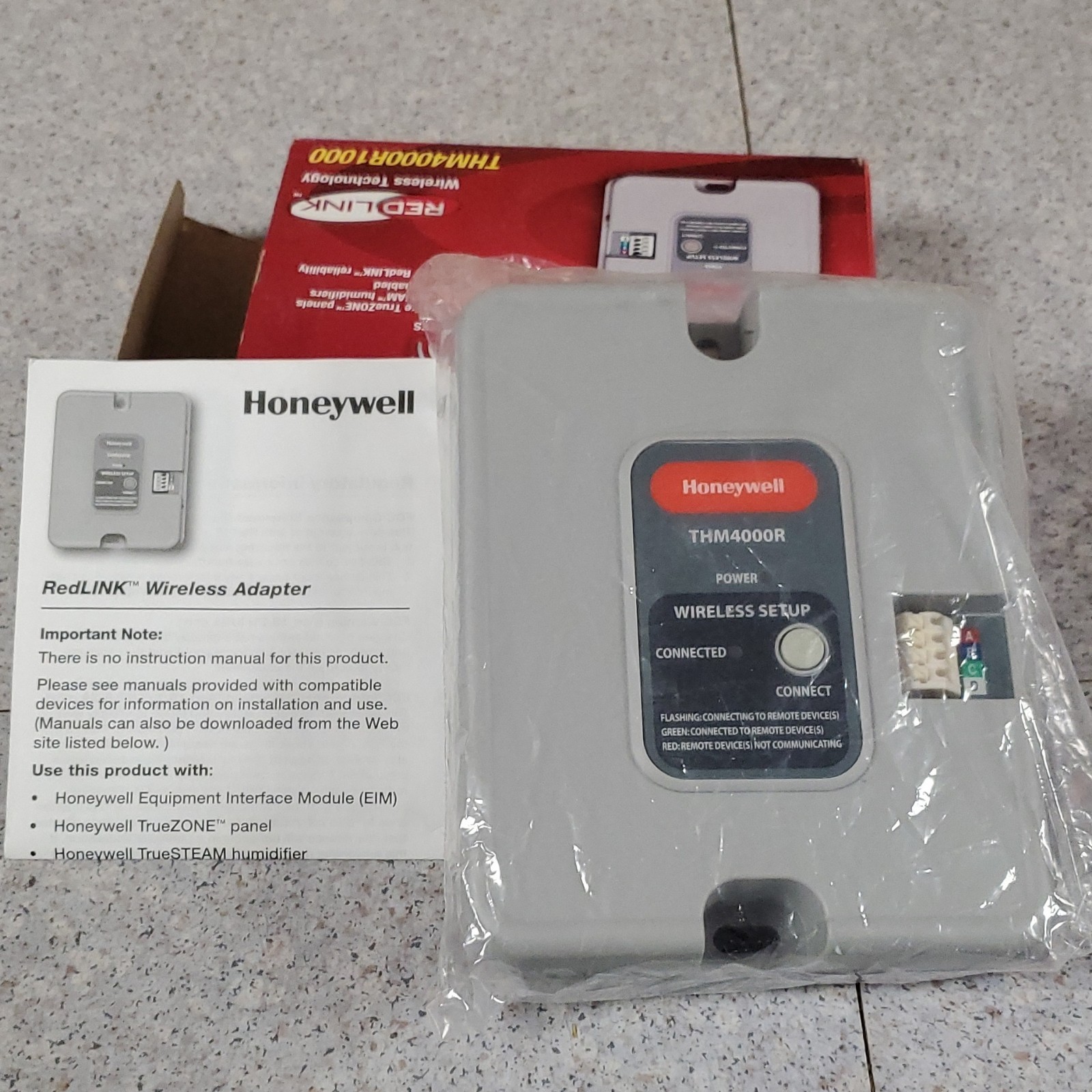 Honeywell RedLINK Wireless Adapter THM4000R1000 for EIM, TrueZONE, TrueSTEAM