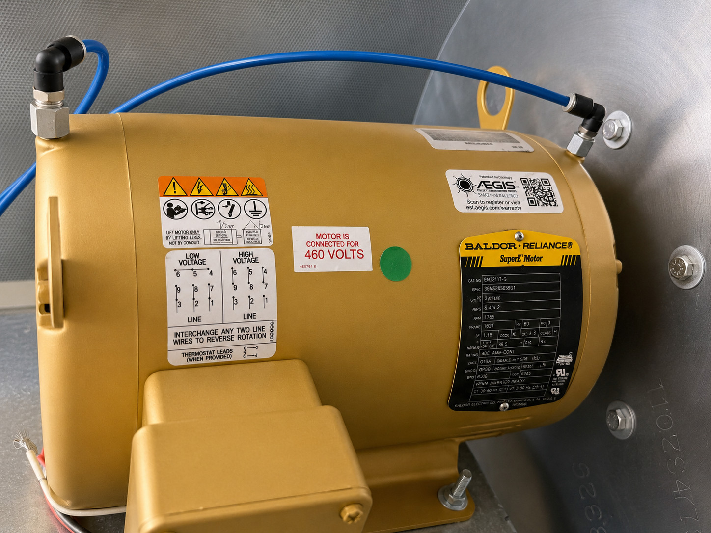 NEW Greenheck HPA-20-60 Plenum Fan 3HP Baldor Motor 230/460V 3- Phase HVAC