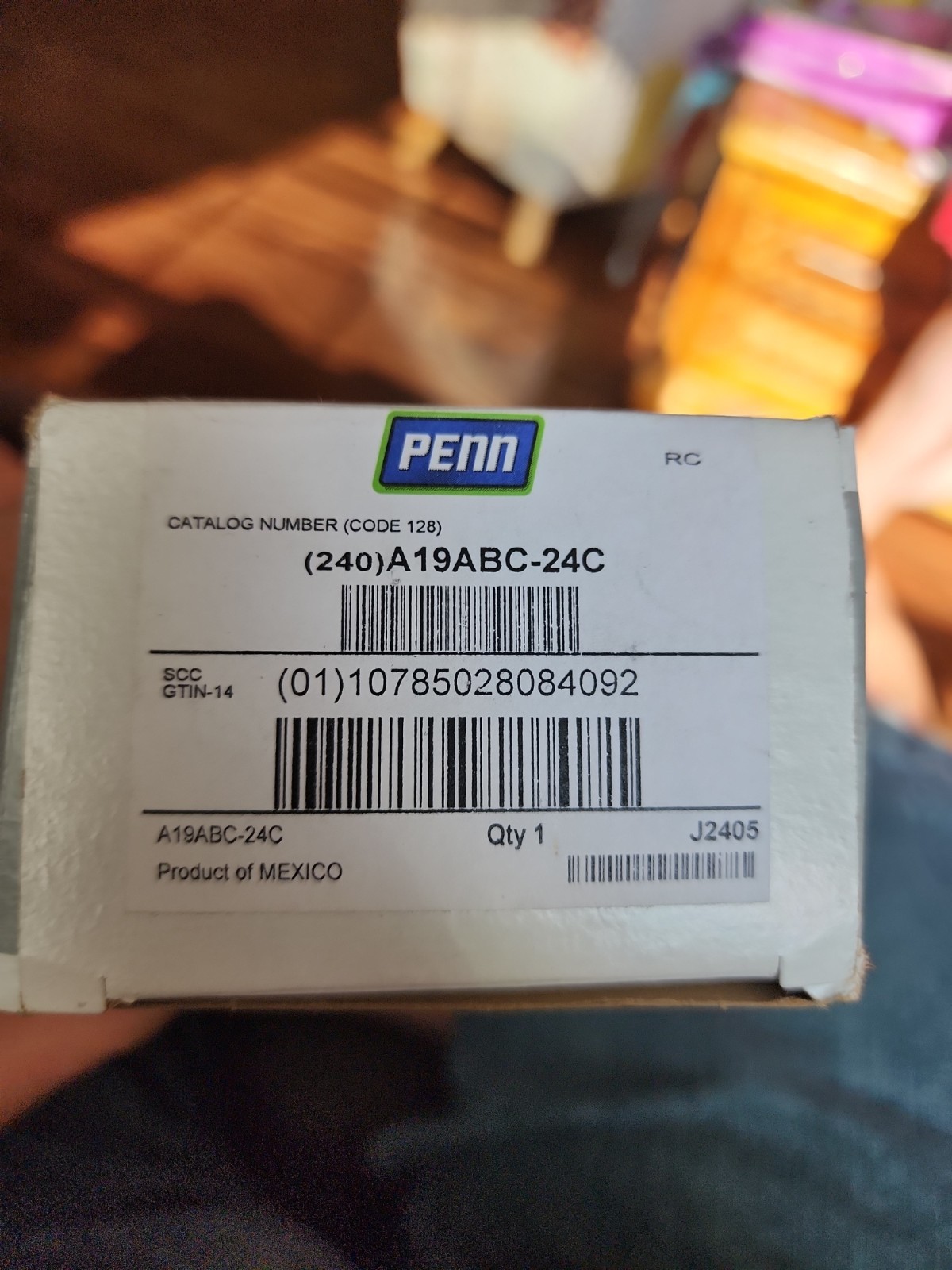 Penn A19ABC-24C Thermostat Control Range -30F-100F, 8′ Cap. Tube
