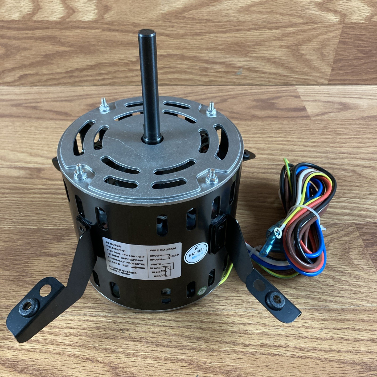 Blower Motor 5KCP39LGV569BS Replacement 1/2HP 1075RPM 3SPD 115V HC43TE113