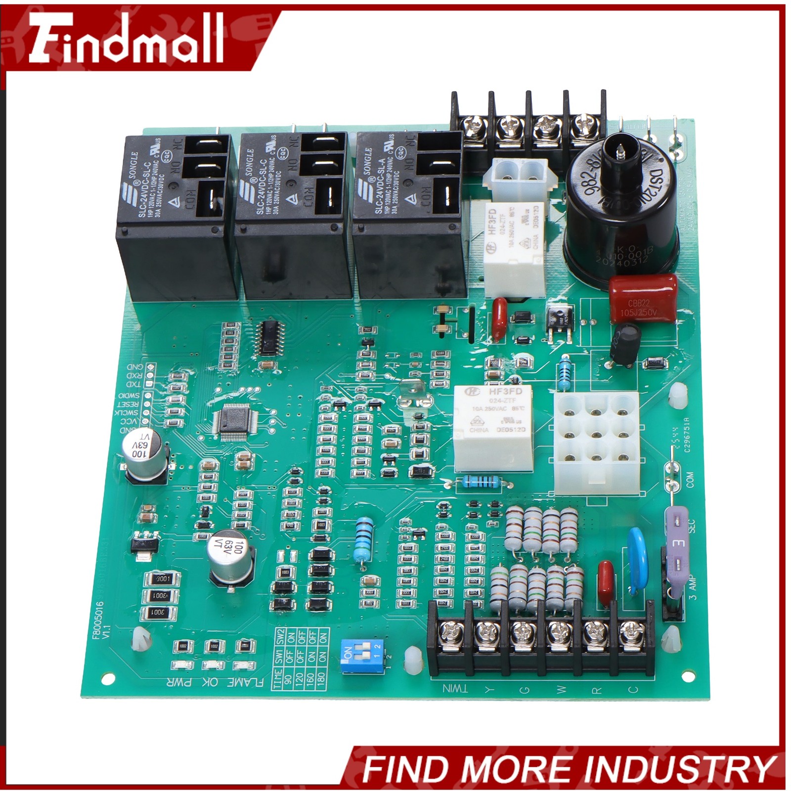 Ignition Control Circuit Board Furnace Control Board ICM292 62-24140-02 62-24140