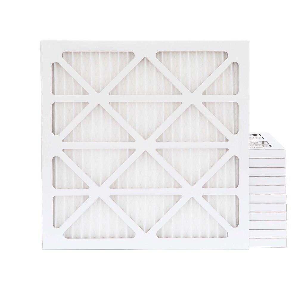 16x16x1 MERV 13 Pleated Air Filters. 12 PACK. Actual Size: 15-1/2 x 15-1/2 x 7/8