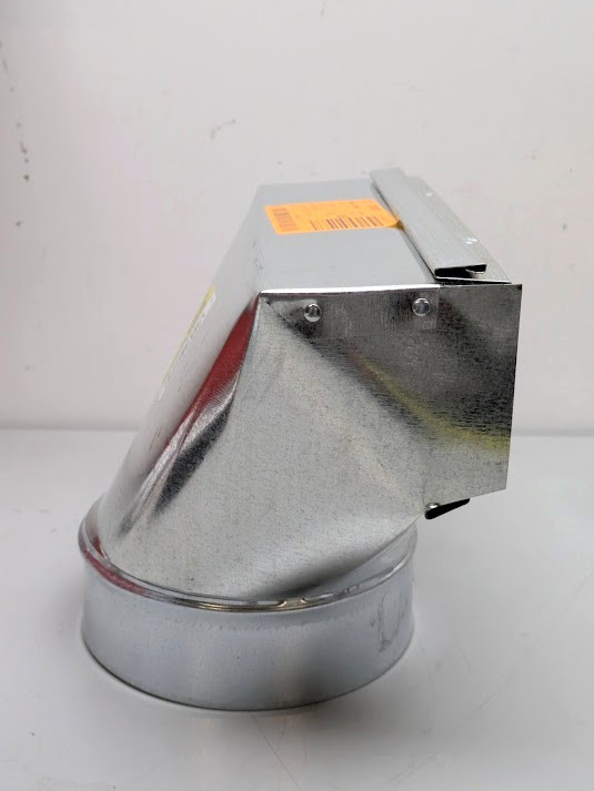 Master Flow Stack Boot 10 in. x 3-1/4 in. to 6 in. 90 Degree Galvanized Steel