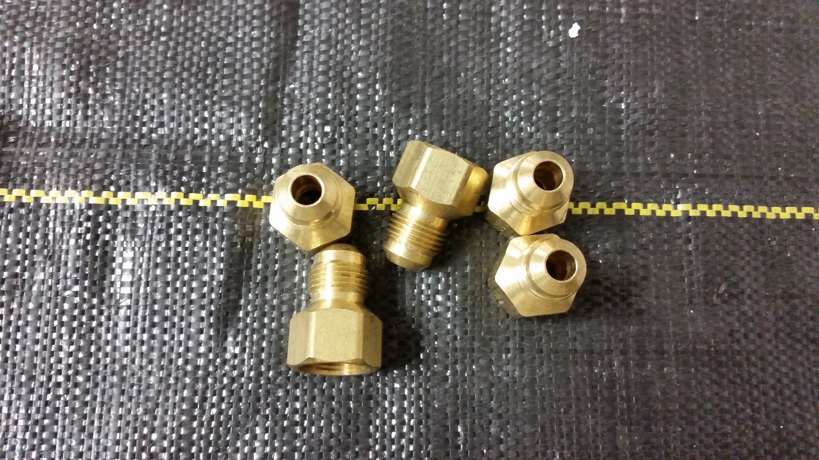 (PACK OF 10)–U3-6C JB Industries 3/8 x 3/8 Flare x Female Pipe Adapter