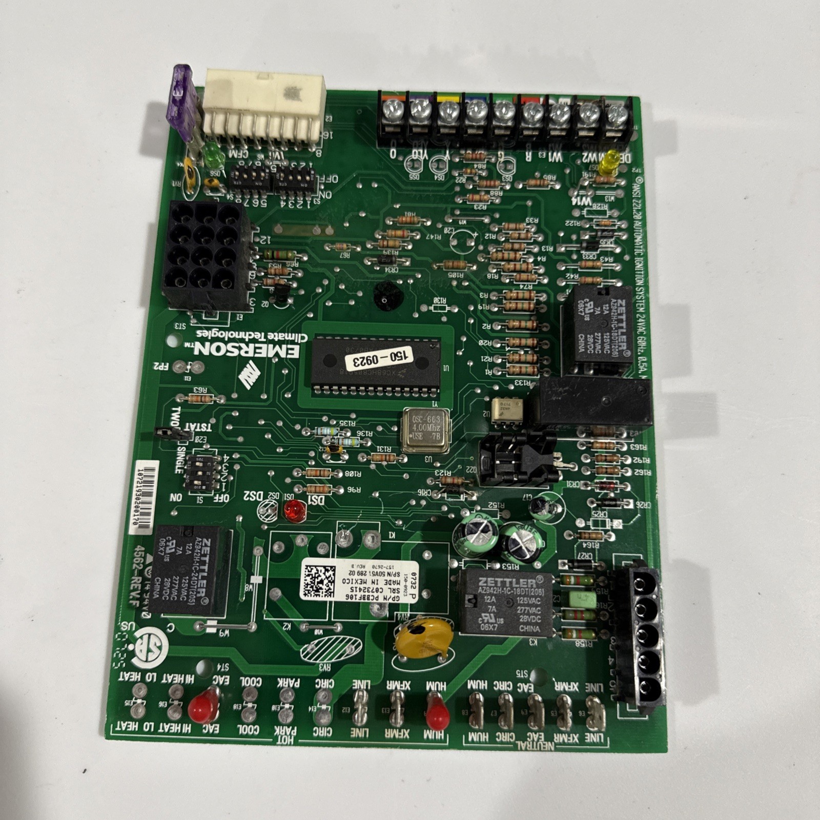Goodman Furnace Control Circuit Board PCBBF106 for 50V51 289 02