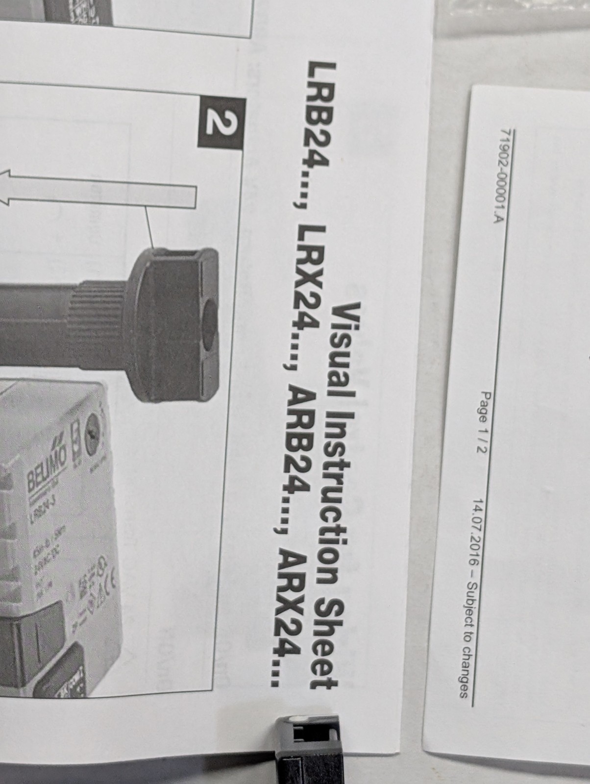 Belimo LMB24-SR-T Modulating Non-Spring Return Damper Actuator