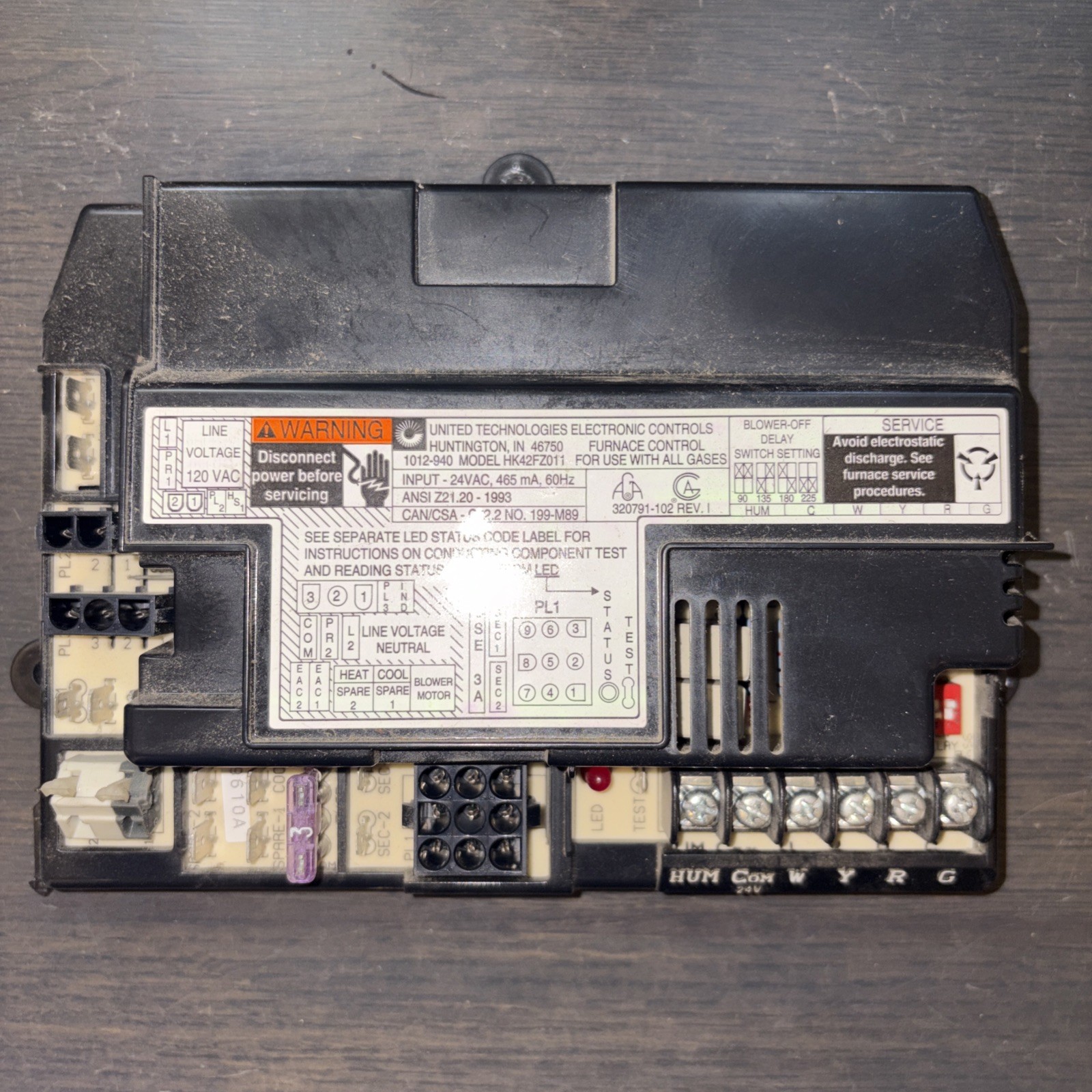 Carrier Bryant HK42FZ011 Control Board 1012-940 used refurbished tested P#122