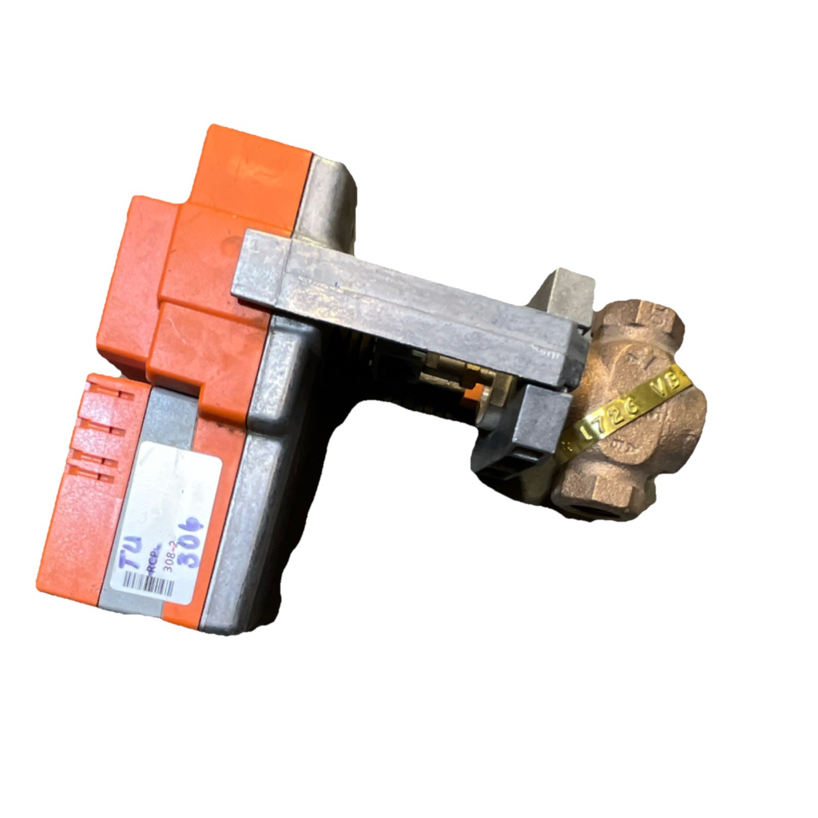 Belimo LV824-3 HVAC Control Valve with Brass Body, Motorized Actuator Assembly