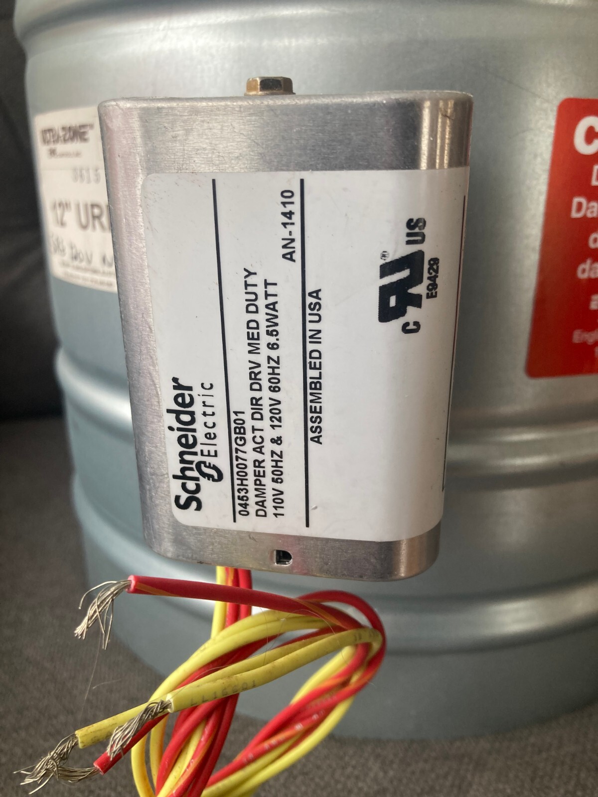 Zone control Damper EWC 12” URD 120 V!!!!!