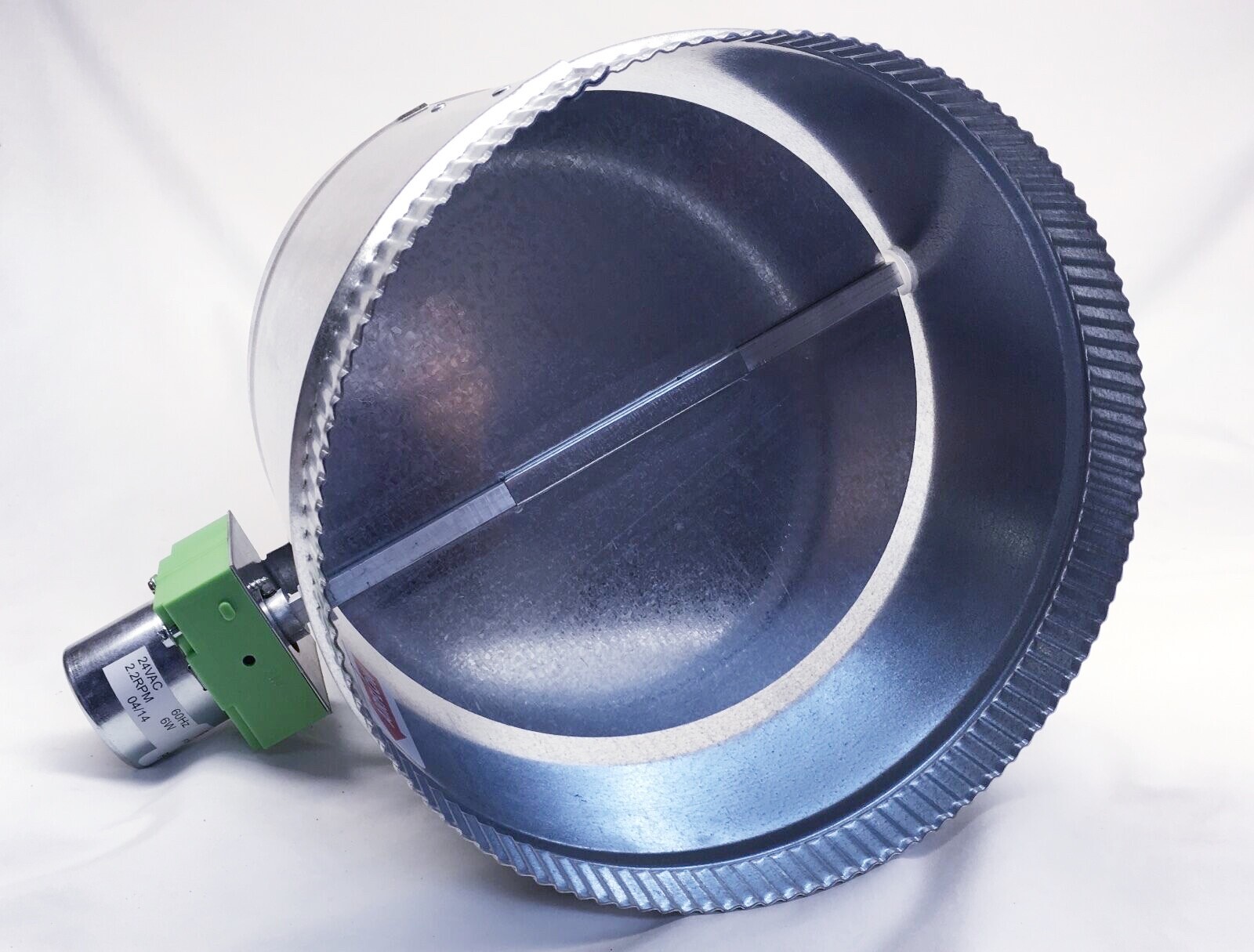 Durozone 5″ round HVAC motorized air control damper dampner 3 wire 24V AC RD-05