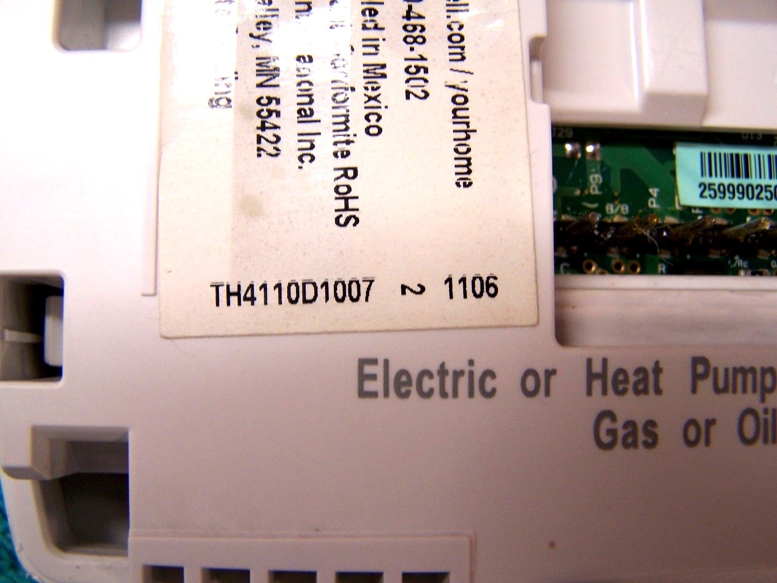 Honeywell TH4110D1007 5-2 Day Programable Thermostat TH4110D Heat Pump