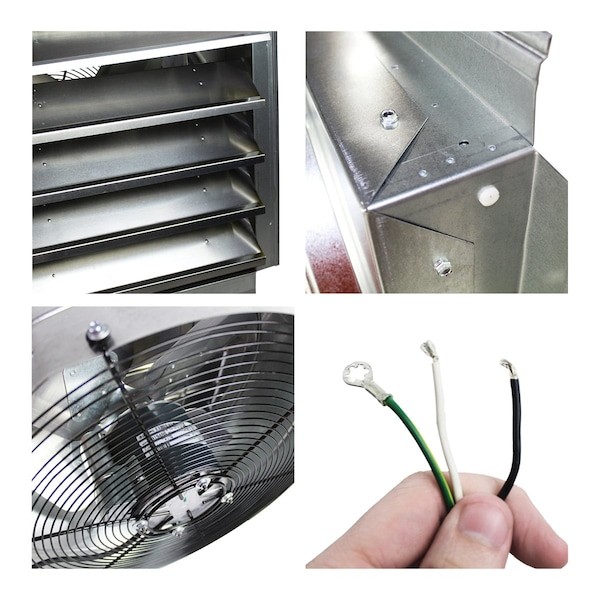 Maxx Air If18ups 18 In. Heavy Duty Exhaust Fan With Automatic Shutter