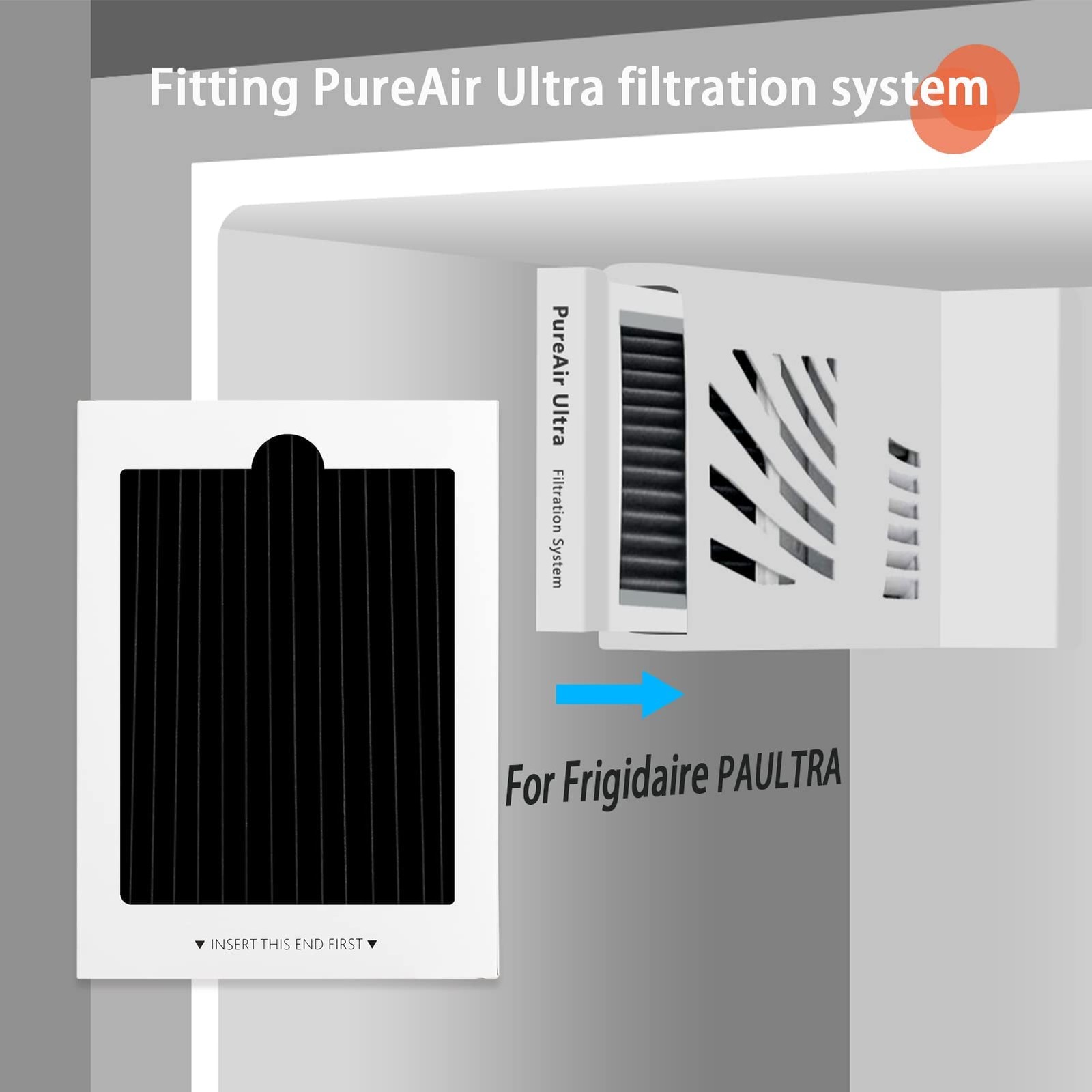 Refrigerator Air Filter Replacement 6 6 Count (Pack of 1), 6 packs