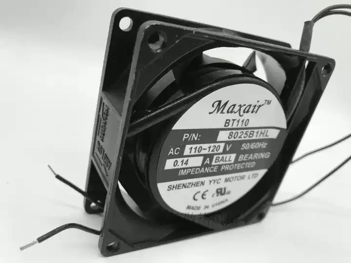 1PCS Maxair BT110 8025B1HL 110-120V 0.14A 80*25MM fan