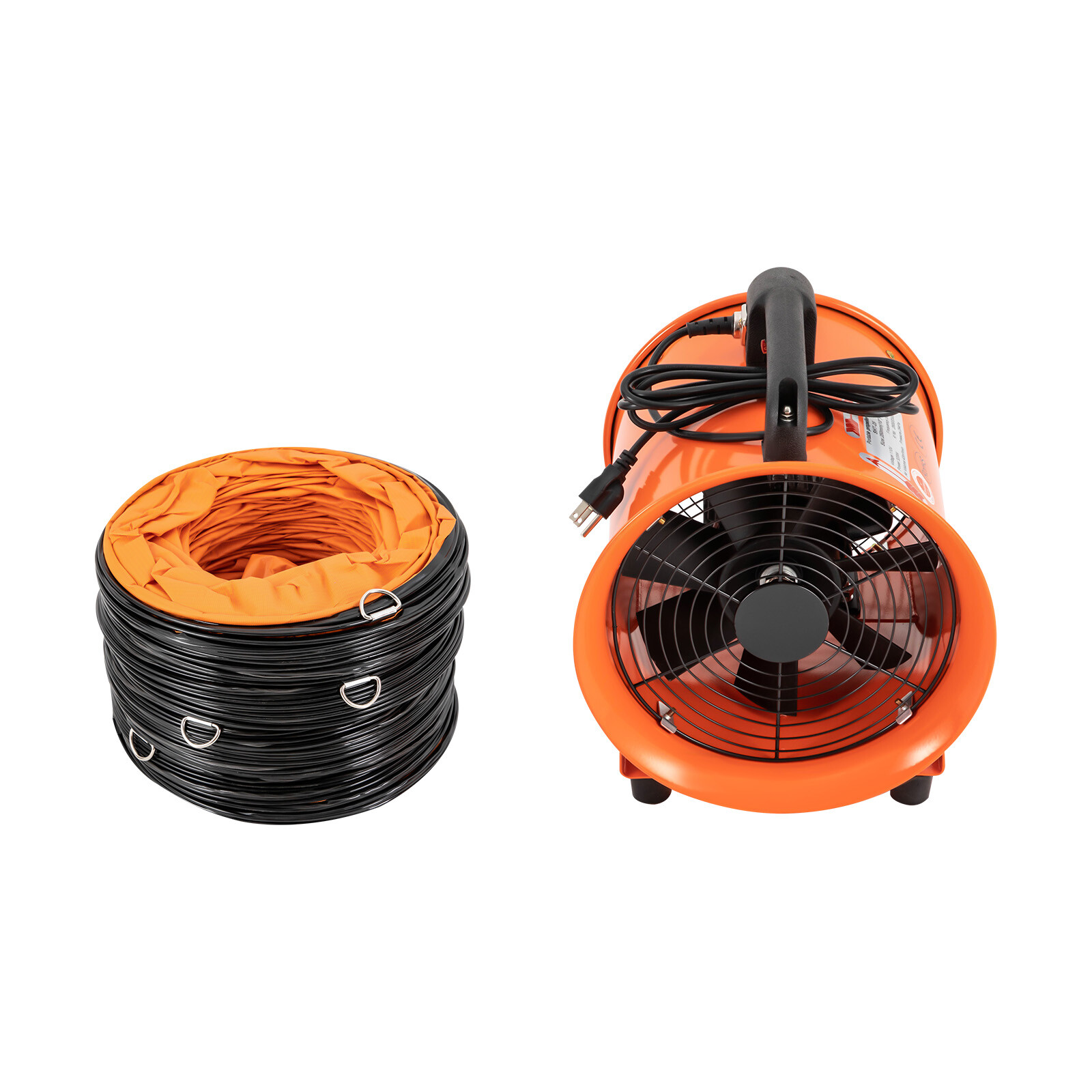10″ Extractor Fan Blower Duct Hose Ventilator Portable Industrial Air Mover 10m