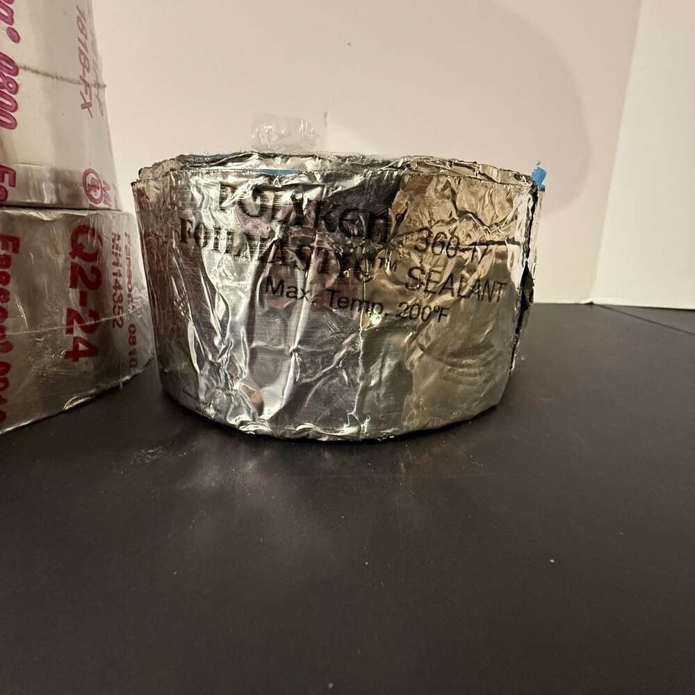 Lot of 5 HVAC Aluminum Foil & Mastic Sealant Tapes