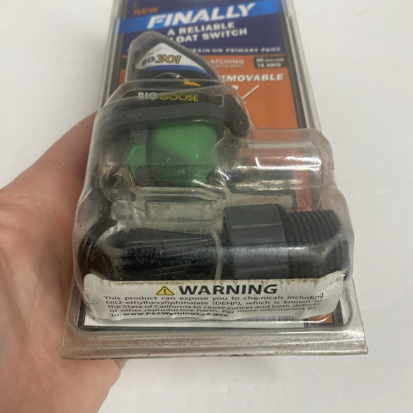 Big Goose BG-301 Float Switch 24VAC 4A UL 508 Latching Snap Action 60in Wire A2