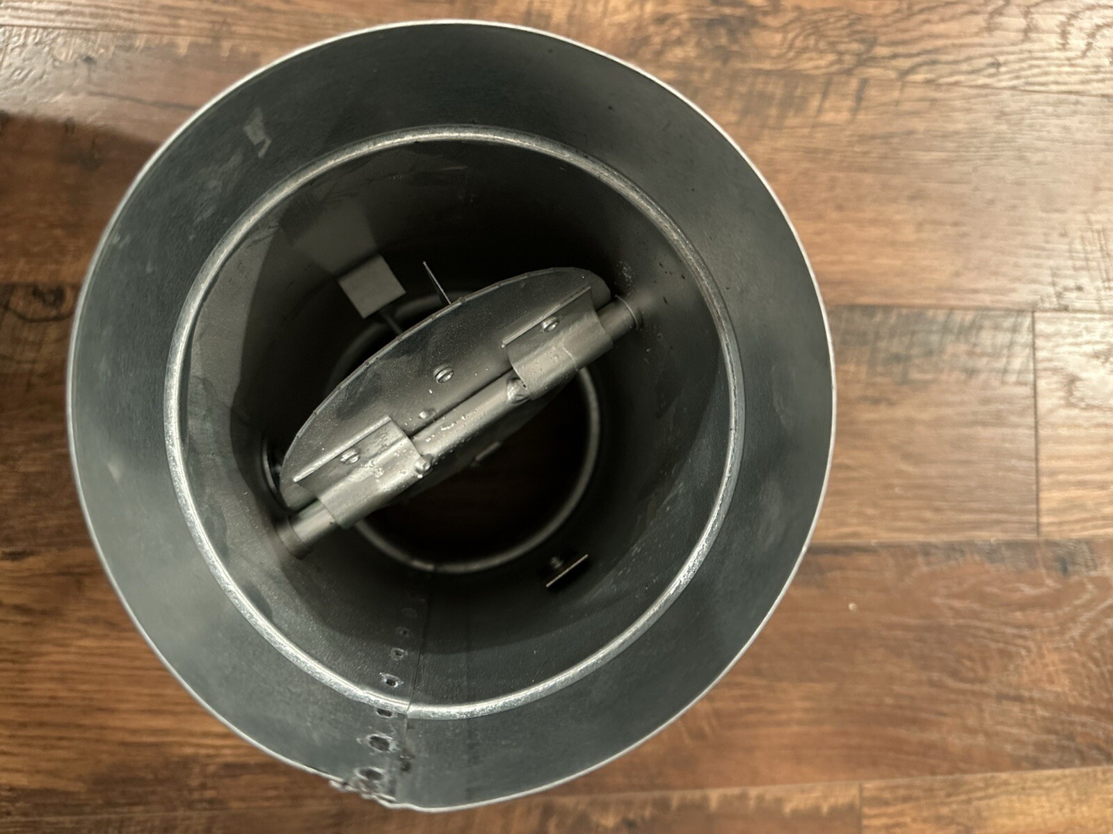 Ruskin ZPD25 6 inch round fire damper 14″ tall