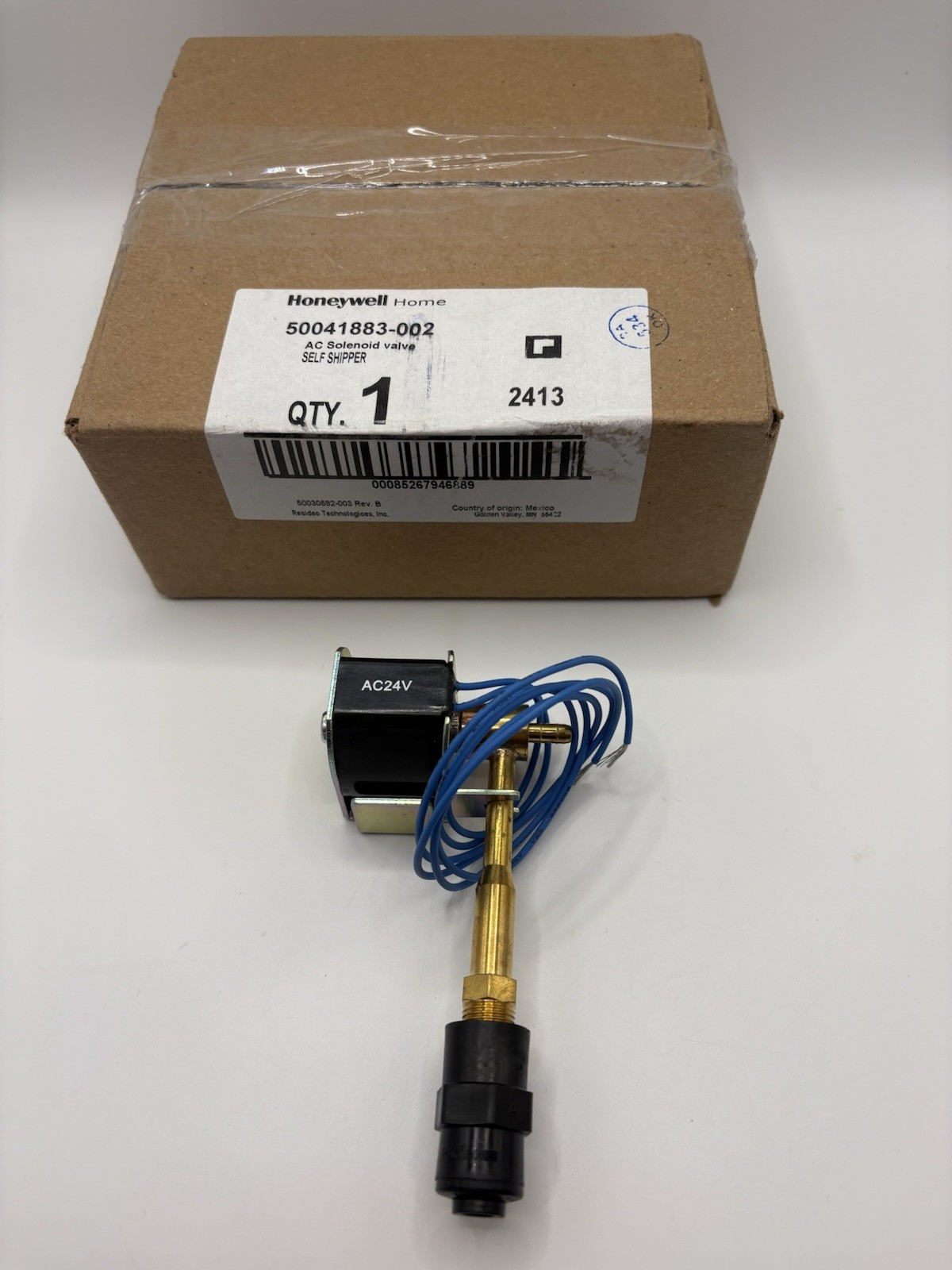Honeywell 50041883-002 AC Solenoid Valve for HE100 and HE200