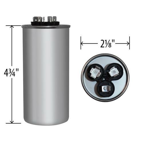 American Standard Capacitor 35/4 uf MFD x 440 VAC # 25L757 Genteq Replacement