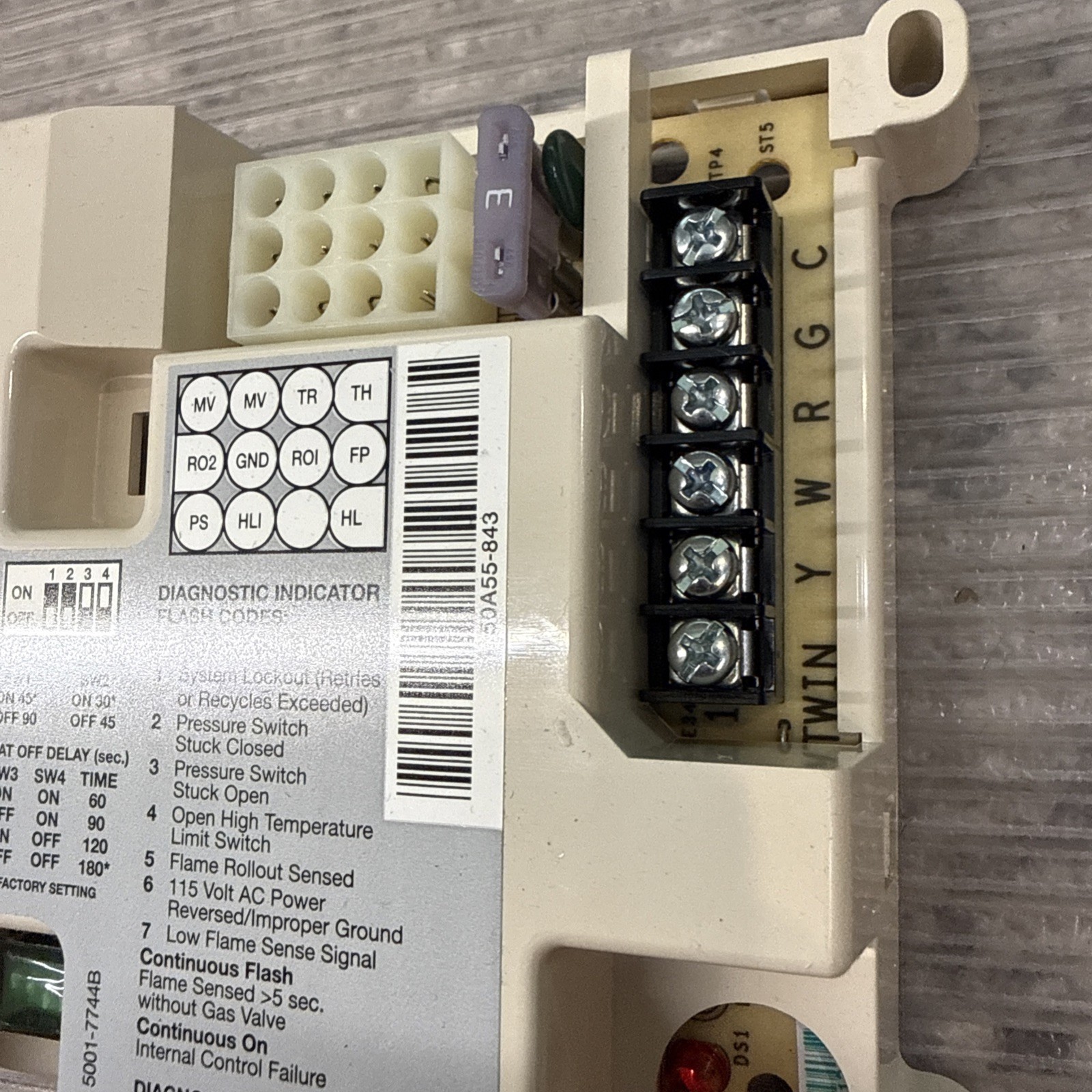 White Rodgers 50A55-843 Universal Integrated Furnace Control