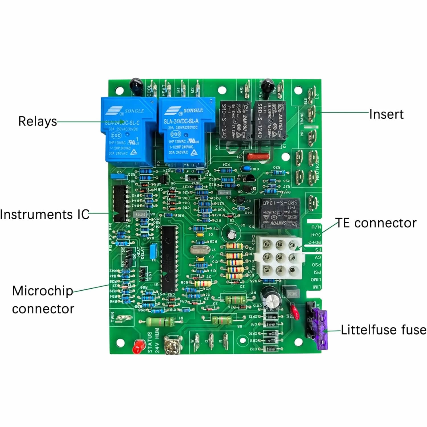 For ICM280 Furnace Control Board – Universal Replacement HVAC Control Module
