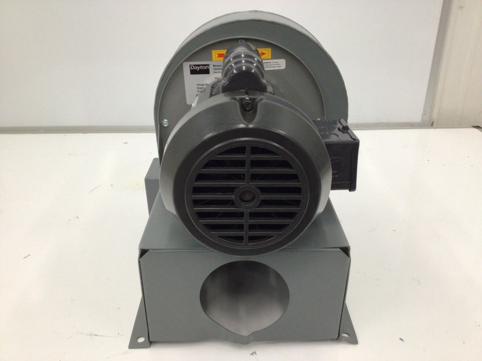 Dayton 48LX10 High Pressure Blower Wheel, Direct Drive Radial Blade 7-3/4 in Dia