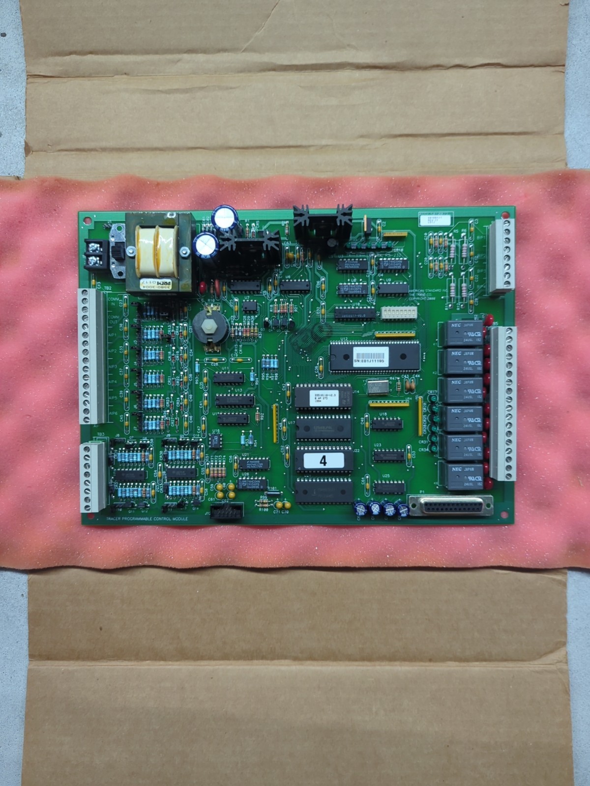 Trane Tracer PCM Programmable Control Module 50100721 HVAC Board New Open Box