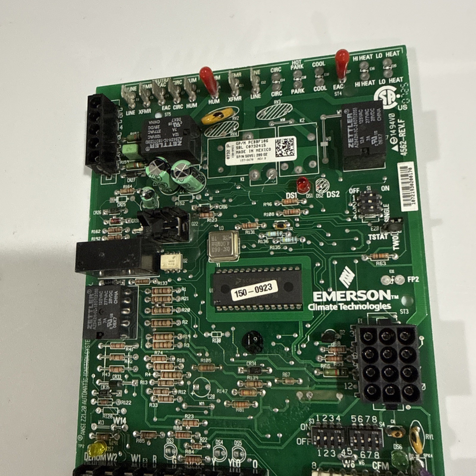 Goodman Furnace Control Circuit Board PCBBF106 for 50V51 289 02