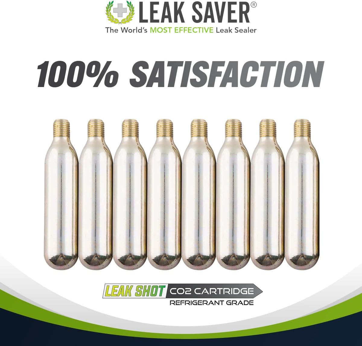 – Leak Shot Refrigerant Grade CO2 Refill Cartridges (8 Pack) – Refill for the Le