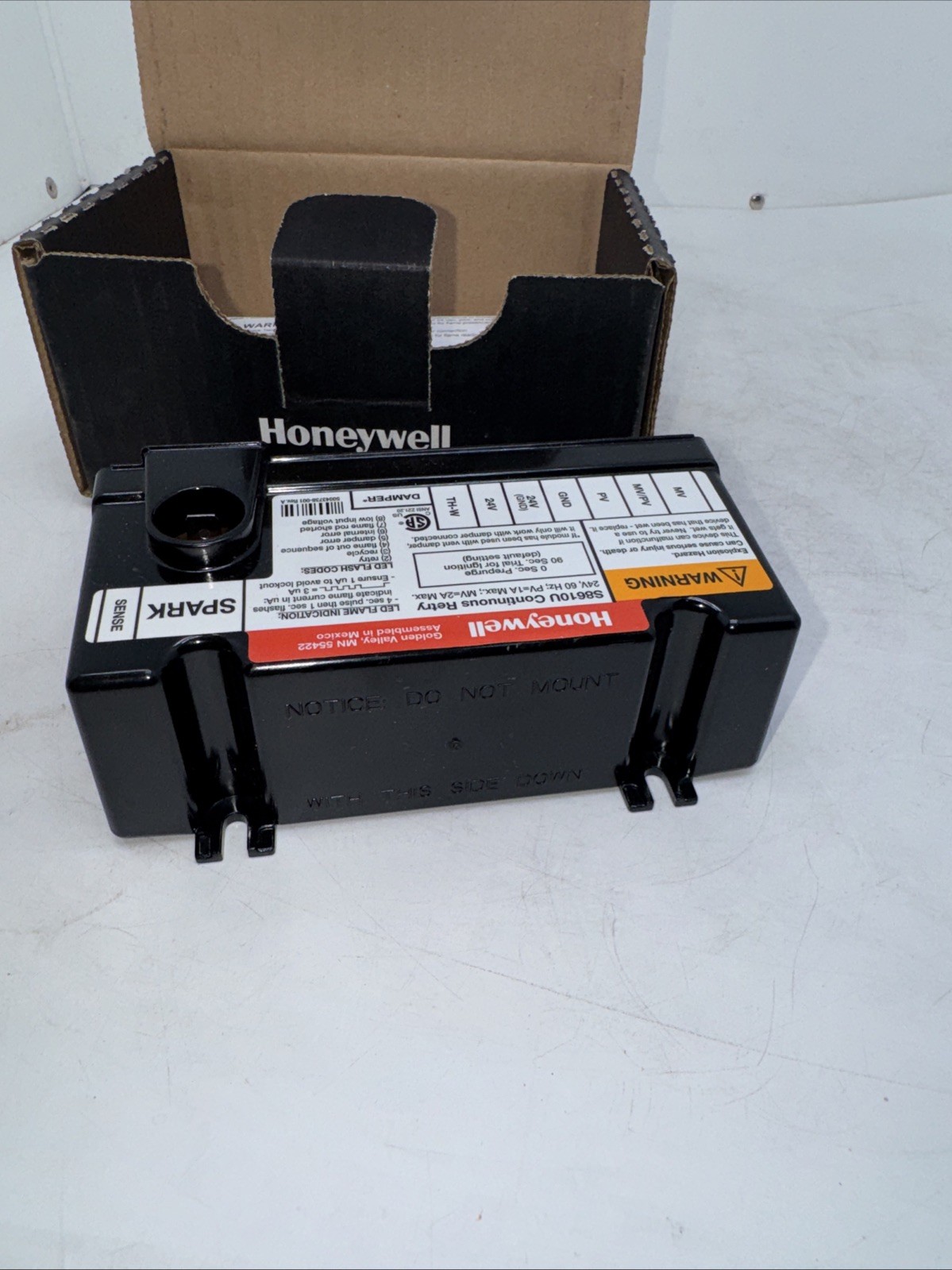 Honeywell S8610U S8610U3009 Ignition Control Board 24V 0.5A Gas Furnace New HV1