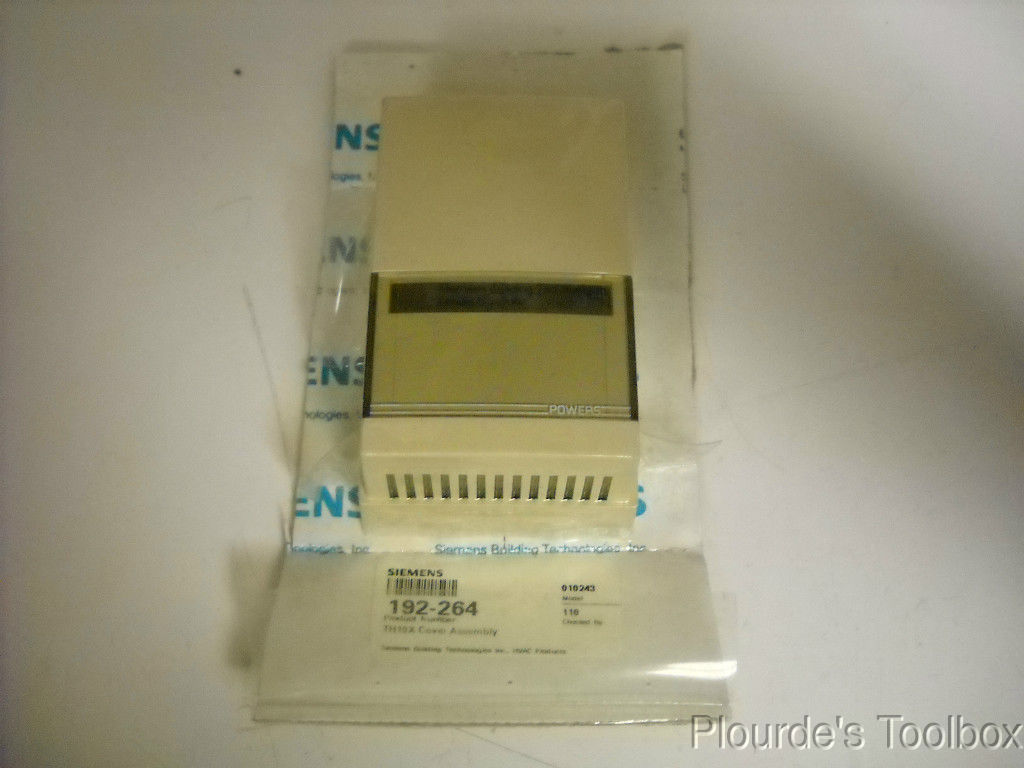 New Siemens Building Tech Thermostat Cover Beige / Off White, Model 192-264