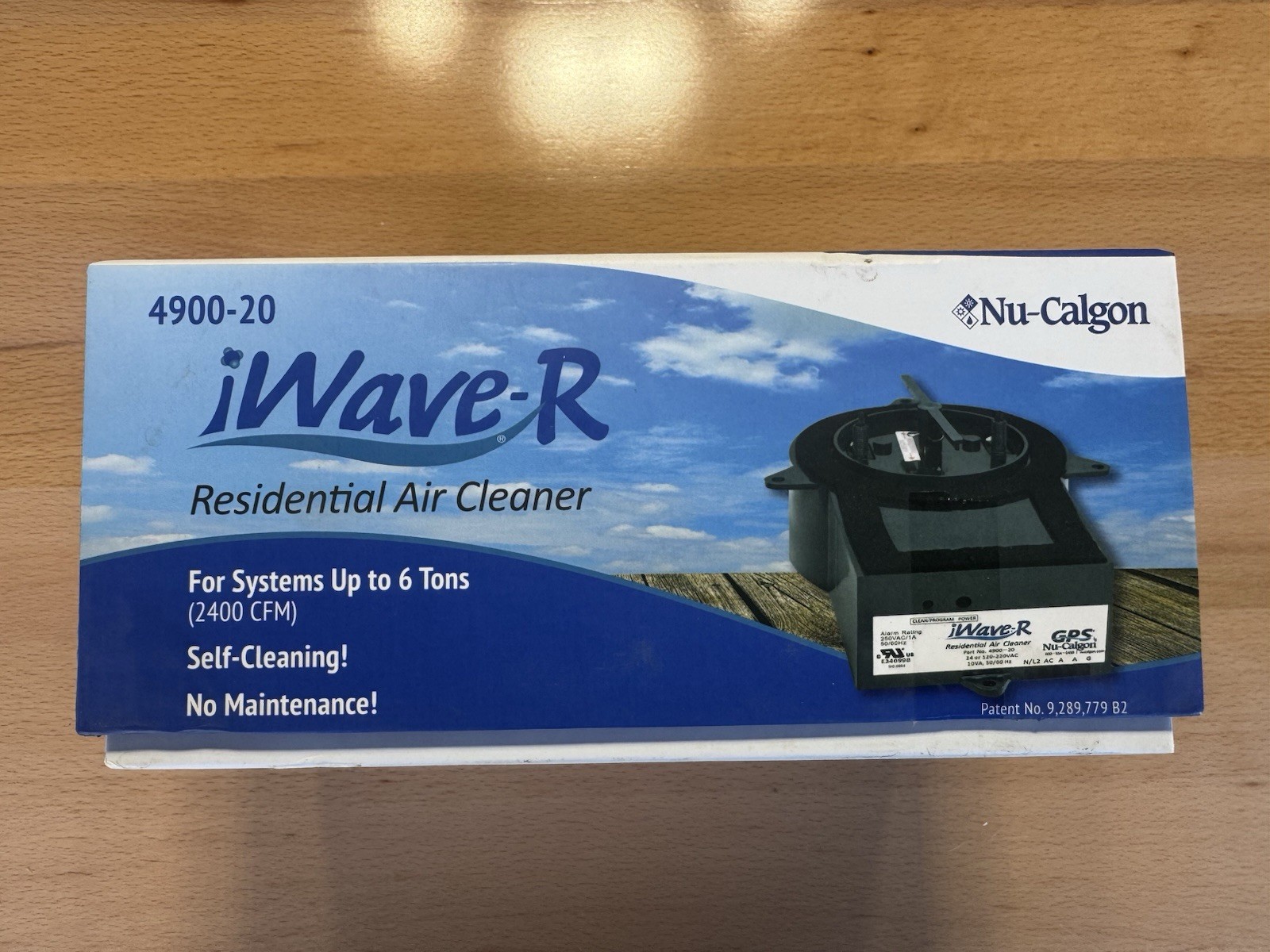 Nu-Calgon iWave-R Ducted Air Purifier 4900-20 Cold Plasma Self-Cleaning 2400 CFM