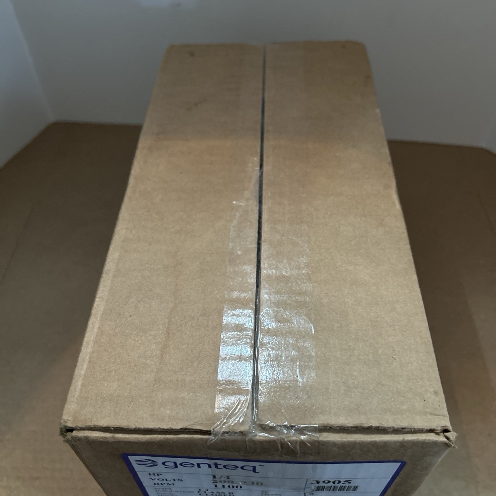 Genteq 1/4 HP OEM Replacement Motor, 1100 RPM, 208-230 Volts, 48 Frame, NOB