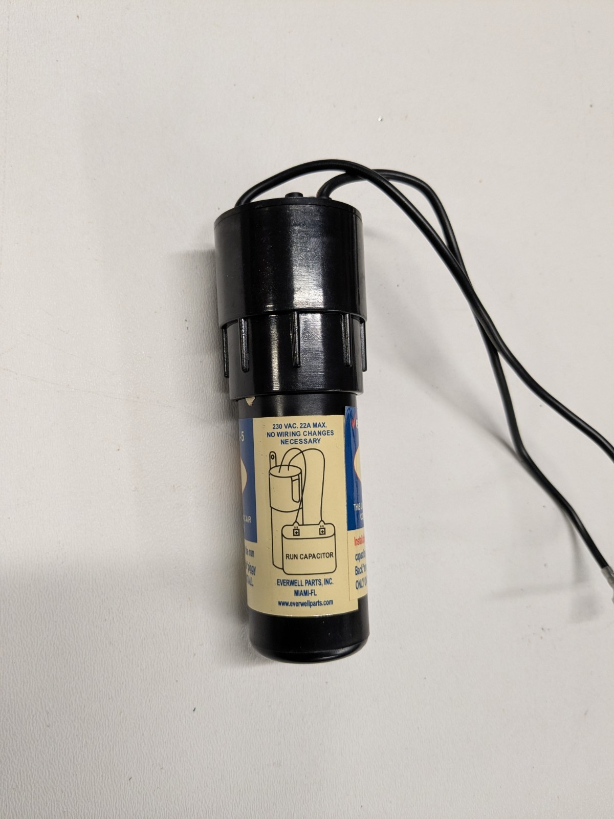 Everwell® Relay and Hard Start capacitor for A/C Compressor SK-5