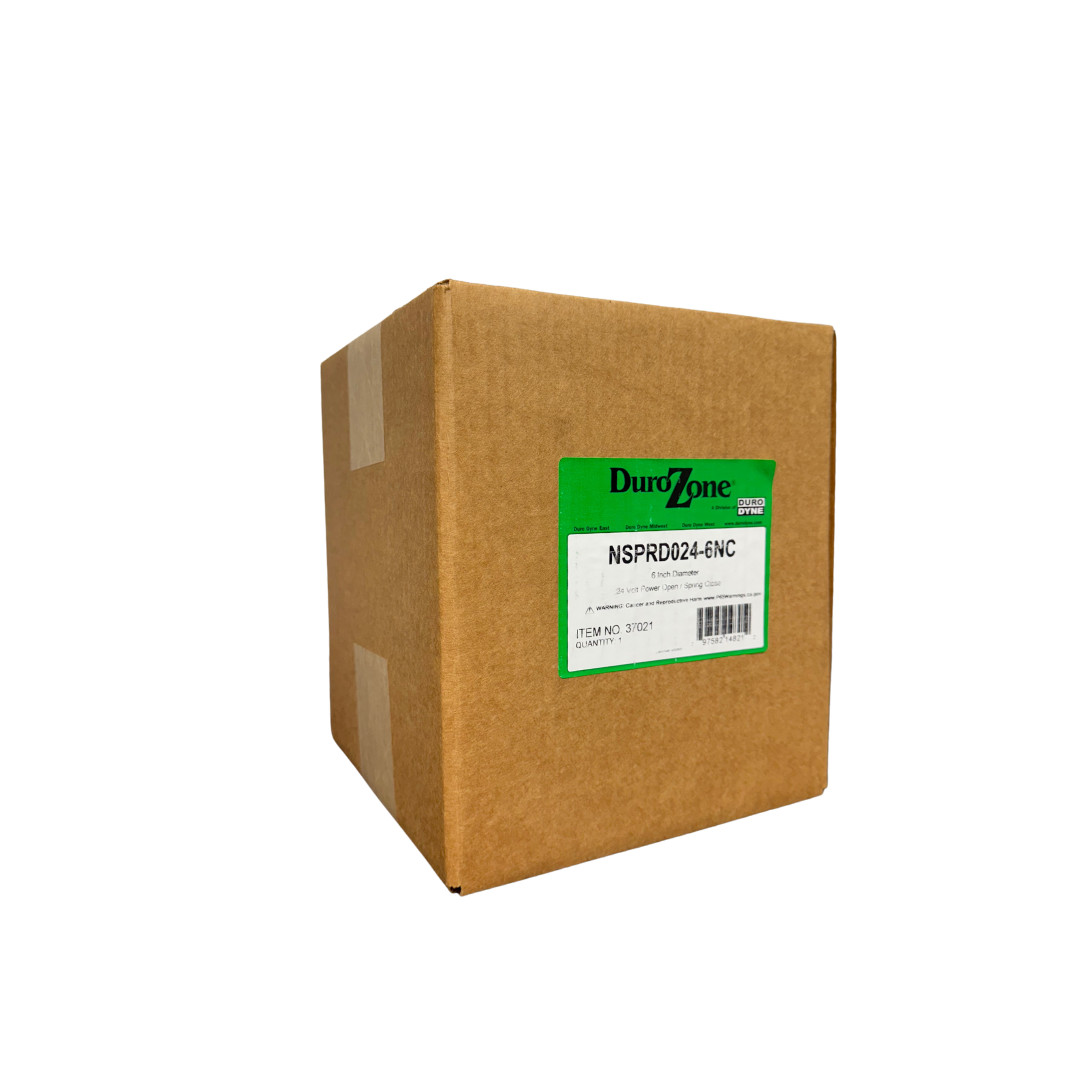 6″ DuroZone HVAC Motorized Electric Zone Control 24ac Power Damper Dampner NSPRD