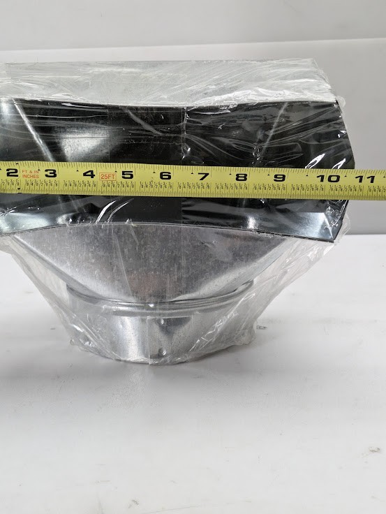 Master Flow Stack Boot 10 in. x 3-1/4 in. to 6 in. 90 Degree Galvanized Steel