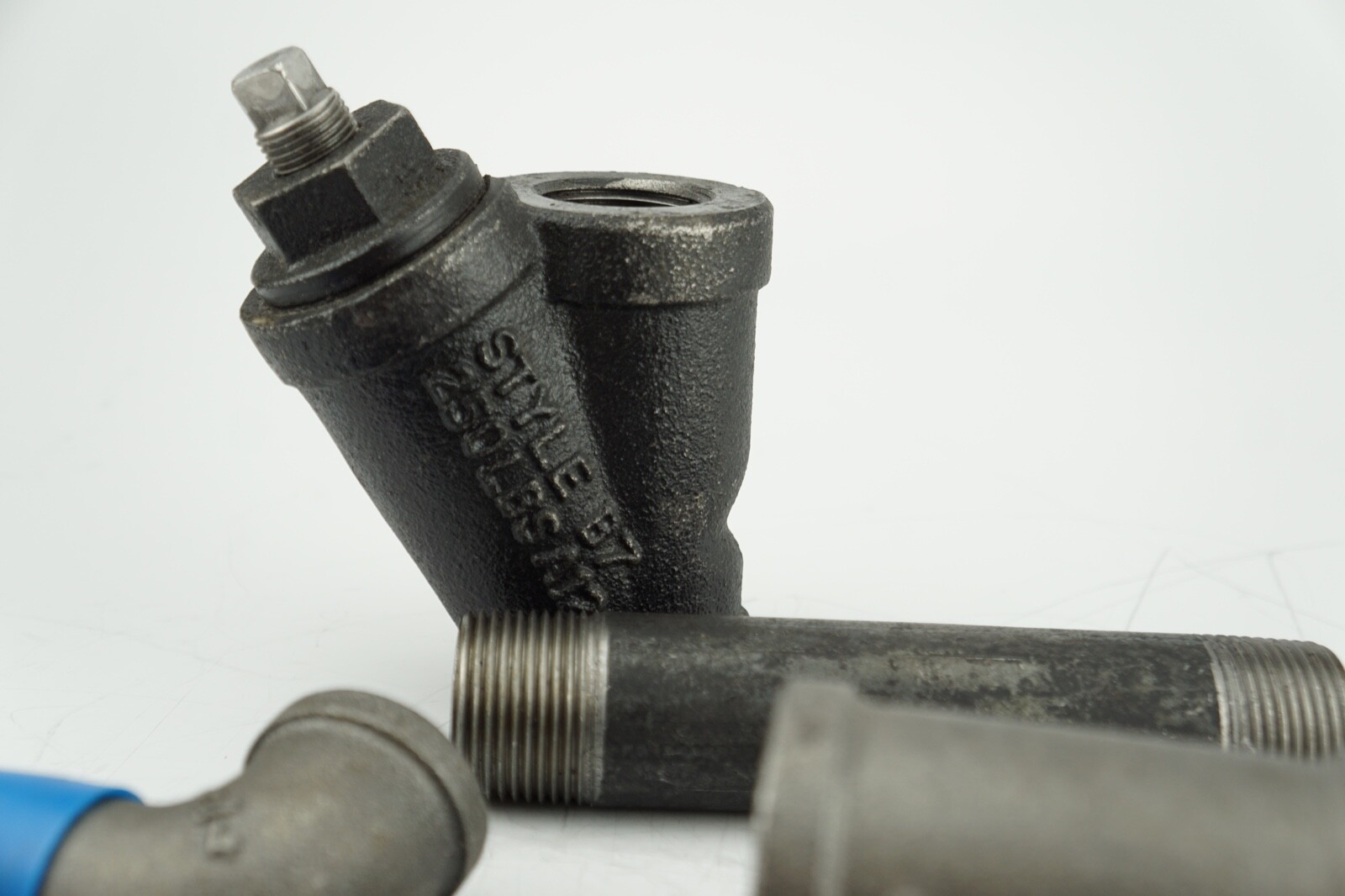 MISSING F&T STEAM TRAP!!! SAKTFT44U0 Kit Y-Strainer Black Iron Pipe Fittings