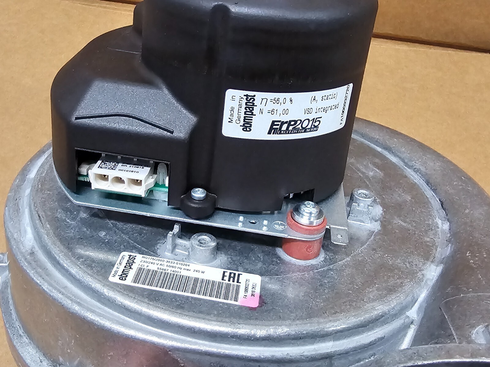 PUREX (Ebmpapst) 300172, 230V Blower Motor (Fume Extractor Xbase 400 & Alpha 400