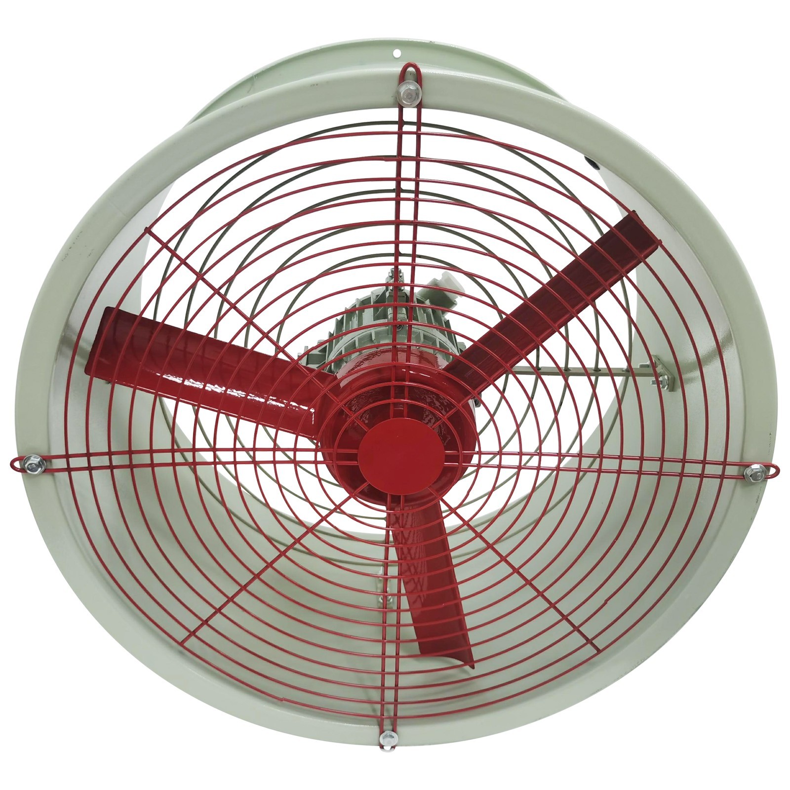 110V 19in Explosion Proof Exhaust Fan 550W Cylinder Pipe Fan Wall Mount Ventilat