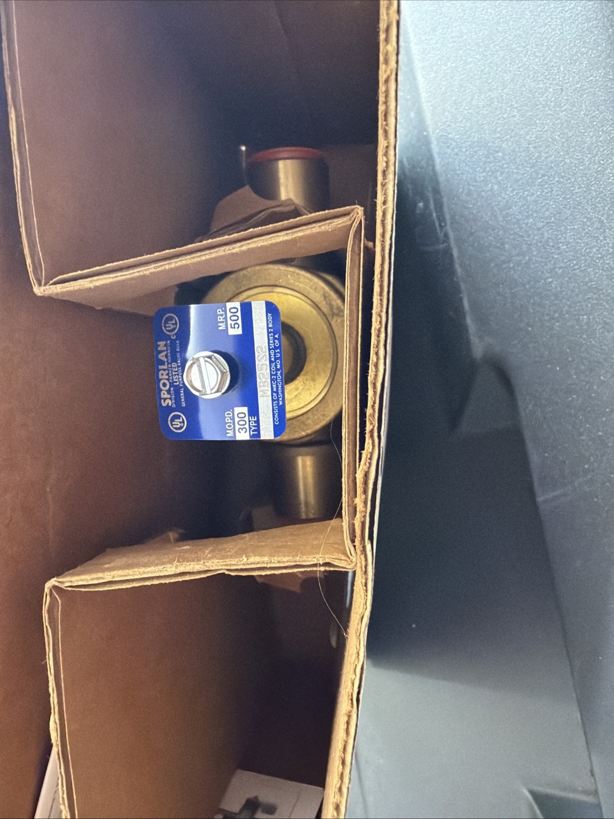 Sporlan ME25S270-HP Solenoid Valve ⅞” ODF Solder Connections Less Coil