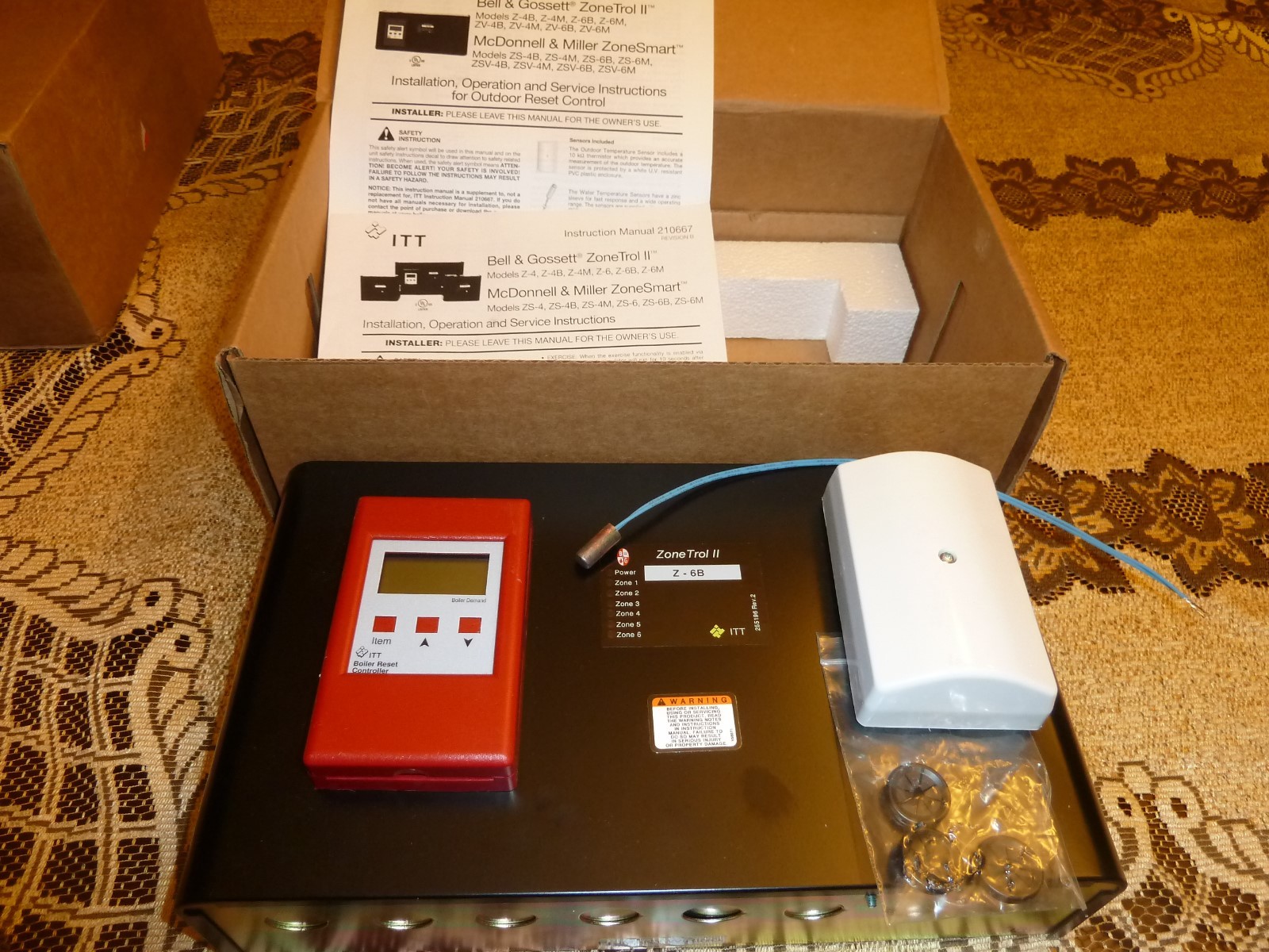 Bell Gossett 109432 Z-6B Zone Trol B&G Boiler Heat Circulator Pump Controller