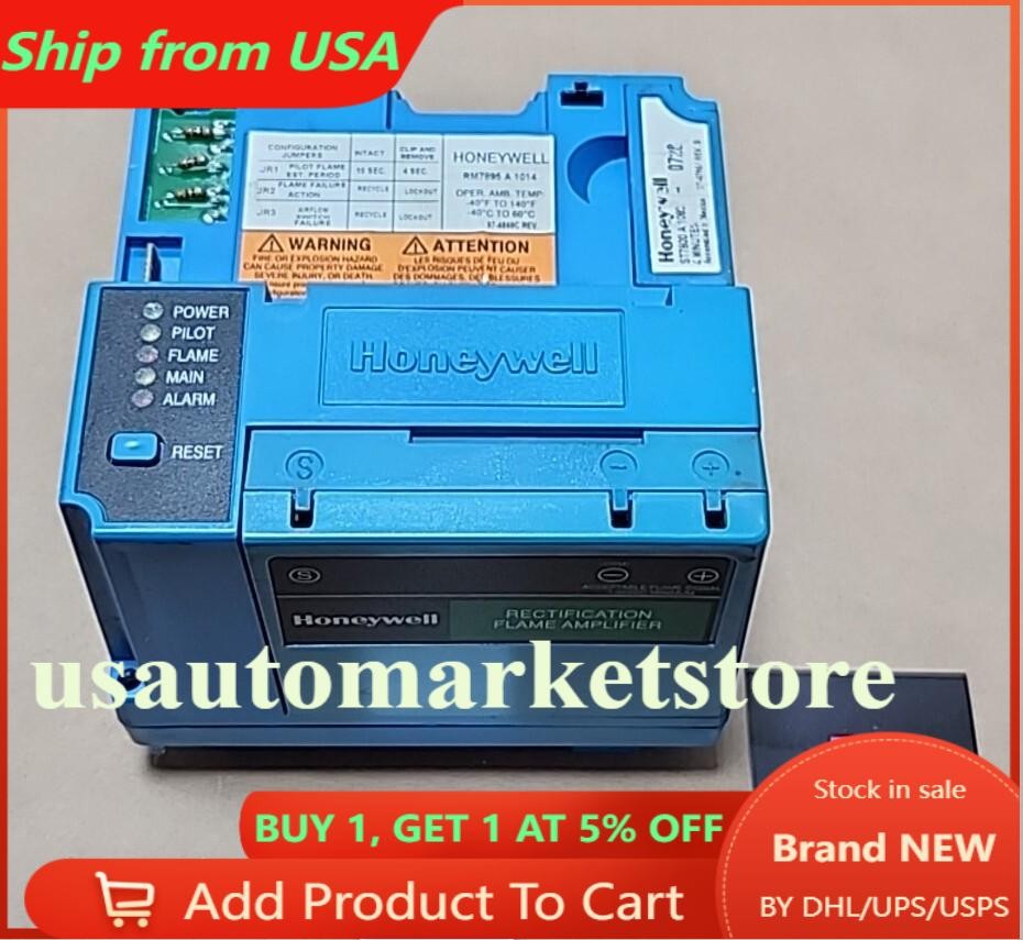 *PARTS/REPAIR* Honeywell RM7895A1014 Burner Control Auto Program Control Rev D