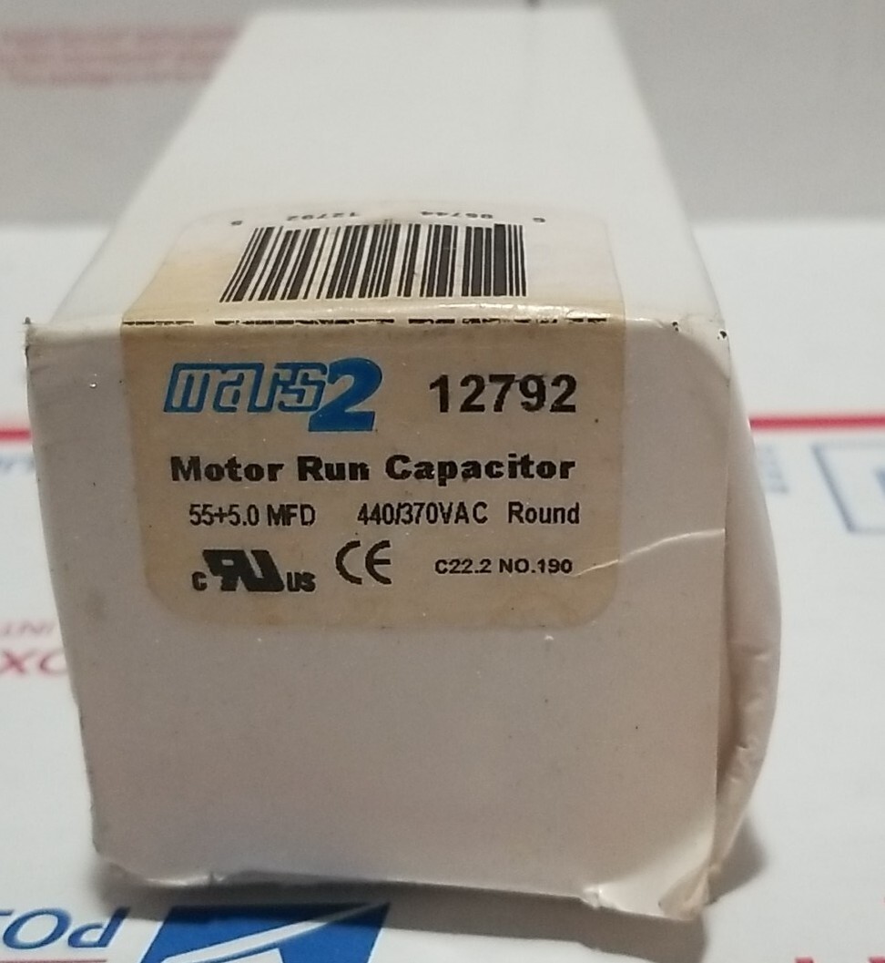 12792 – Mars Mars2 Dual Run Capacitor 55+5 uf MFD 440 Volt VAC