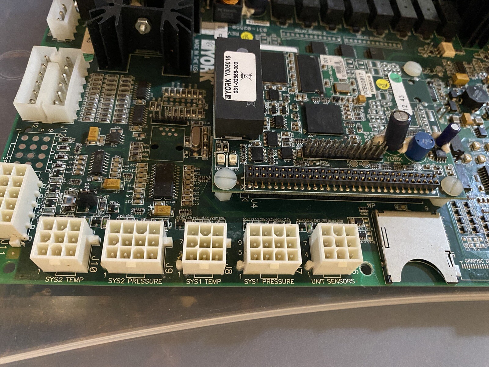 Parts or Repair York 031-02550-000 I/O Chiller Control Board