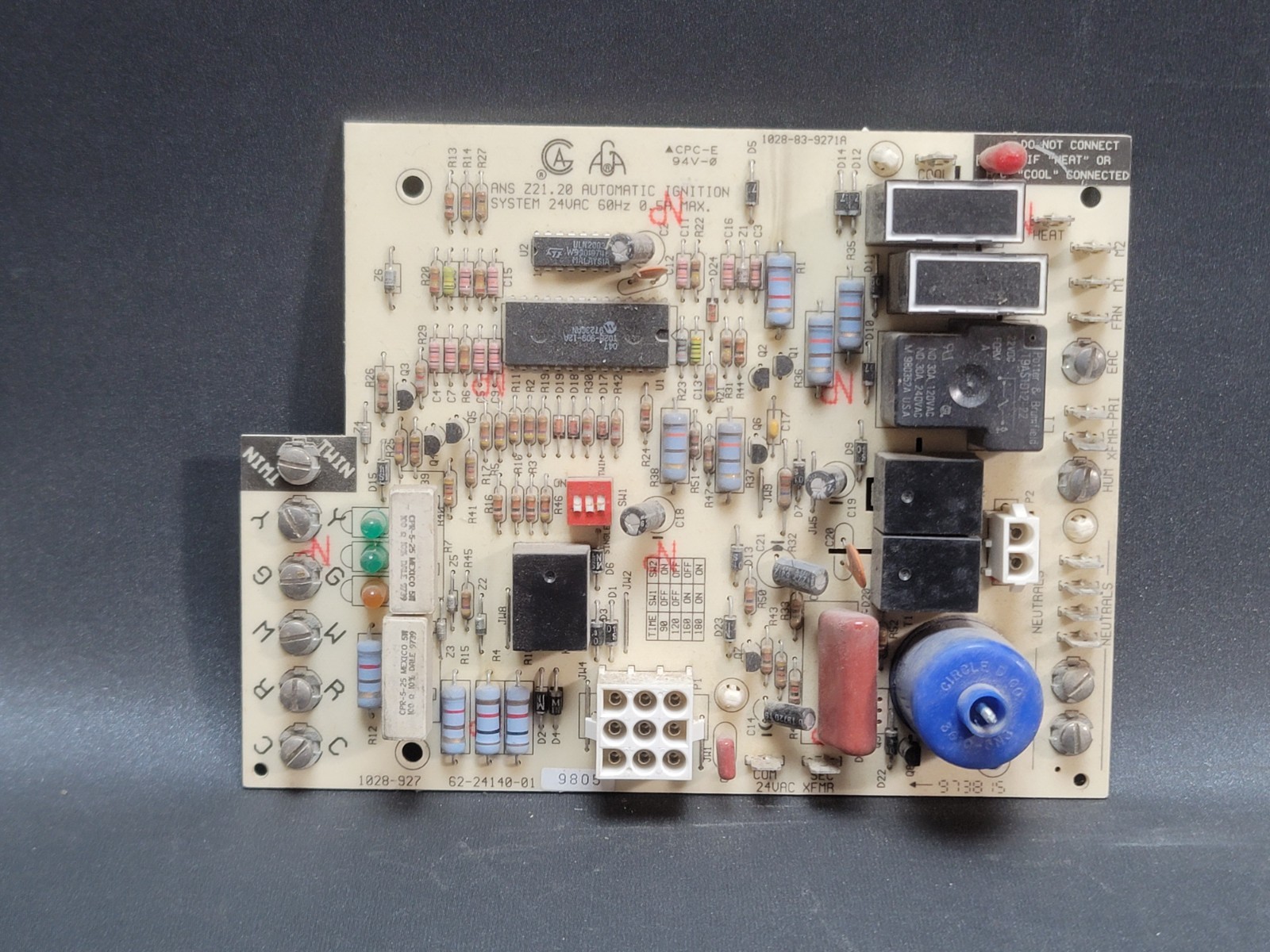 62-24140-01 Furnace Fan Control Circuit Board