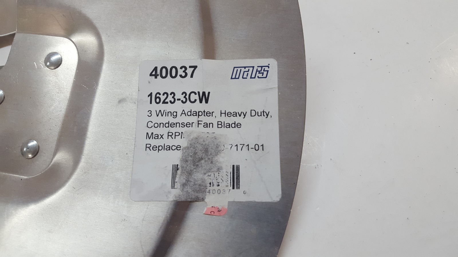 Mars 40037 3 Wing Condenser Fan Blade